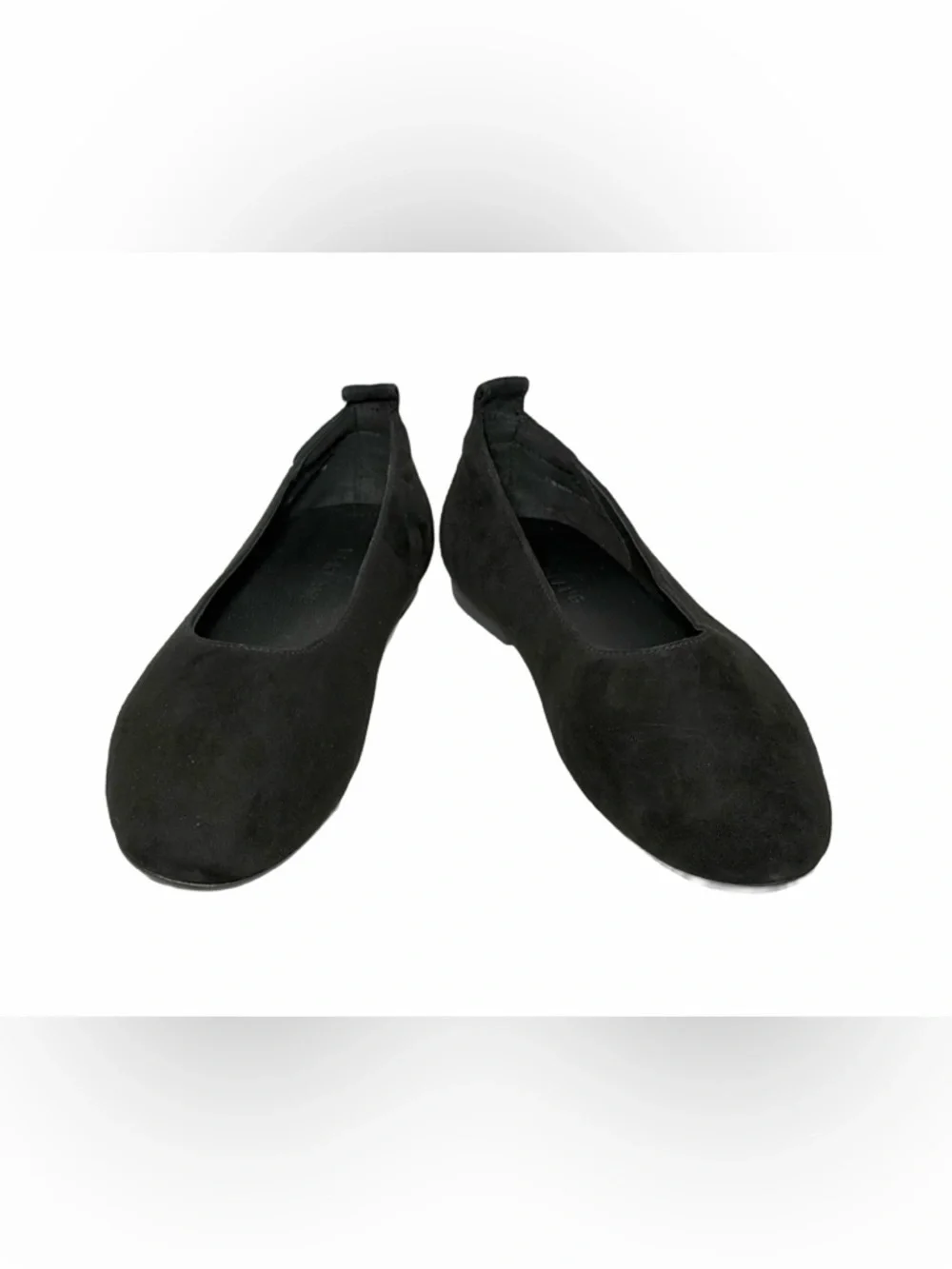 NIB Everlane Black Italian Suede Leather Day Glove Flats, Size 6.5M - Picture 5 of 15